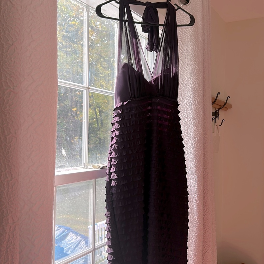 Beautiful plum cocktail dress